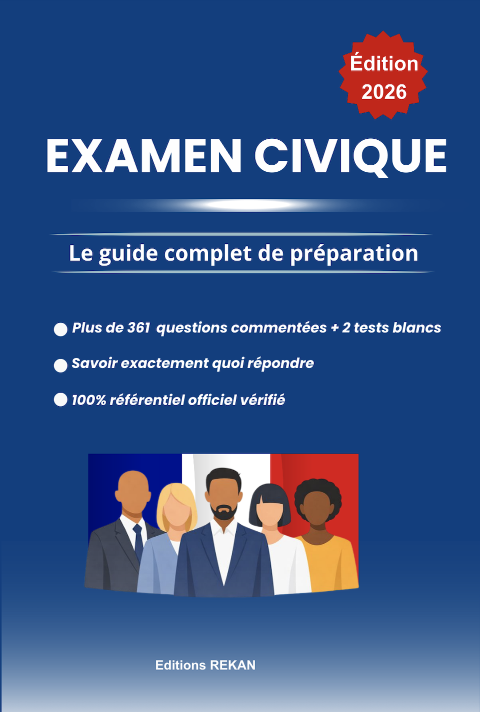 Examen Civique - Édition 2026 - Éditions REKAN